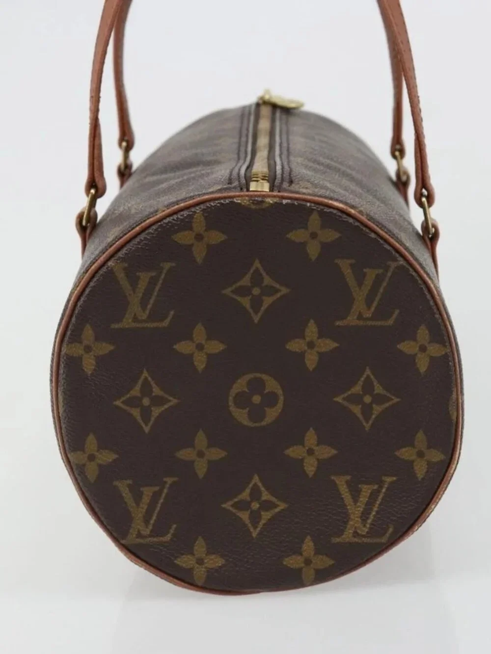 LOUIS VUITTON Monogram Papillon 30 Hand Bag M51385 LV Auth BA13599